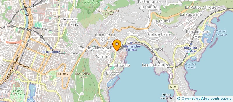 localisation de l'entreprise MONSIEUR OLIVIER RICHLE à VILLEFRANCHE SUR MER