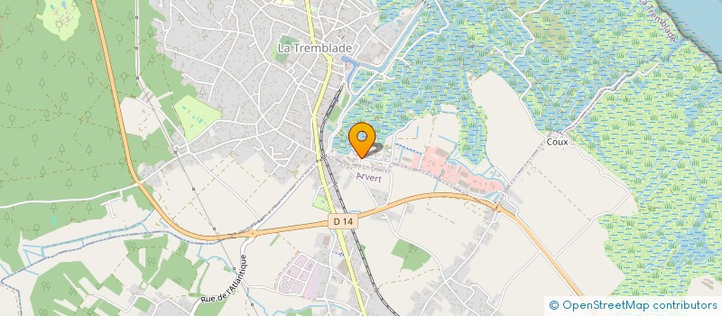 localisation de l'entreprise MONSIEUR OLIVIER RICHON  LA TREMBLADE