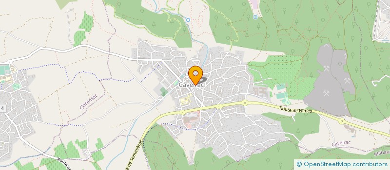 localisation de l'entreprise MONSIEUR OLIVIER RICUPERO  CAVEIRAC