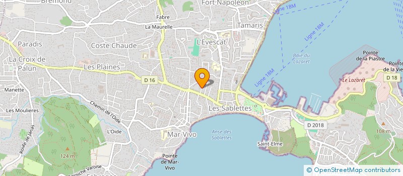 localisation de l'entreprise MONSIEUR OLIVIER RIDOR à LA SEYNE-SUR-MER
