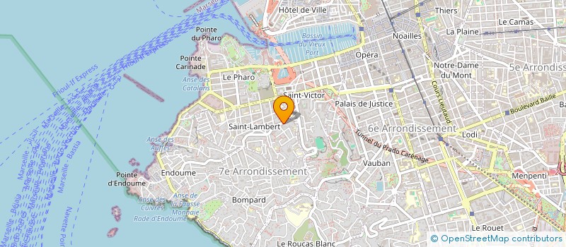 localisation de l'entreprise MONSIEUR OLIVIER RIGAUD  MARSEILLE