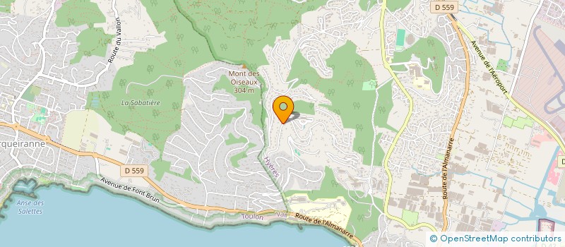 localisation de l'entreprise MONSIEUR OLIVIER RIGAULT à HYERES