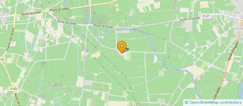 localisation de l'entreprise MONSIEUR OLIVIER RIGOT  JONQUIERES