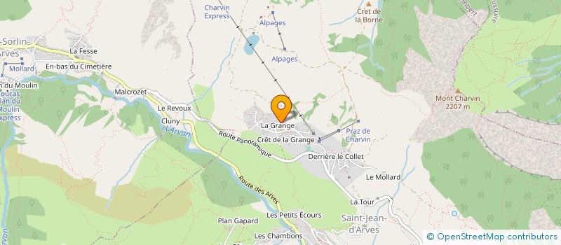 localisation de l'entreprise MONSIEUR OLIVIER RIGOT-MULLER  SAINT-JEAN-D'ARVES