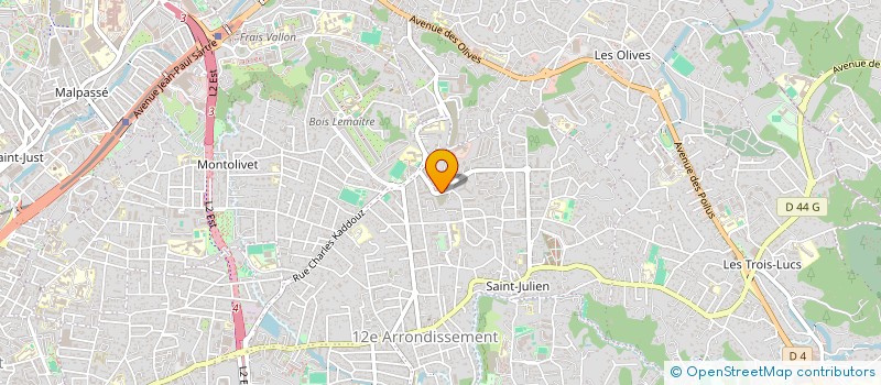 localisation de l'entreprise MONSIEUR OLIVIER RIOS  MARSEILLE