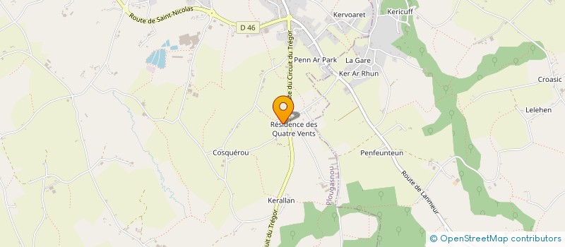 localisation de l'entreprise MONSIEUR OLIVIER RIOUALLON à PLOUGASNOU