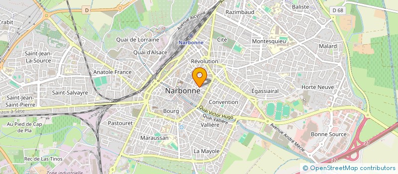 localisation de l'entreprise MONSIEUR OLIVIER RIPOLL à NARBONNE