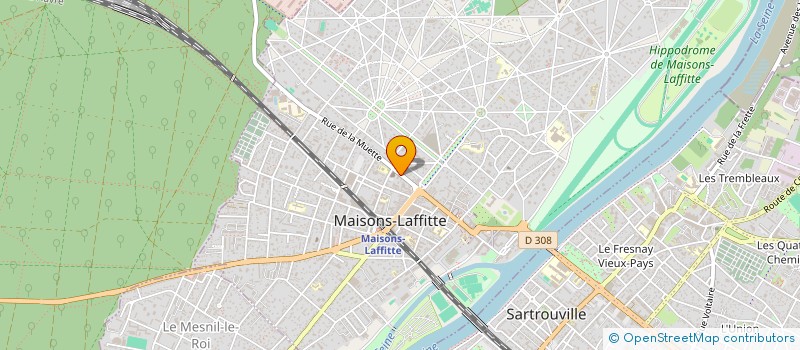 localisation de l'entreprise MONSIEUR OLIVIER RIQUIN à MAISONS-LAFFITTE