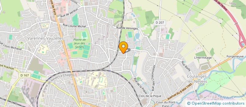 localisation de l'entreprise MONSIEUR OLIVIER RIVALS à COULANGES-LES-NEVERS