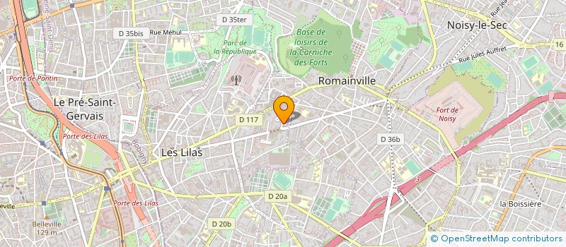 localisation de l'entreprise MONSIEUR OLIVIER RIZZO à LES LILAS