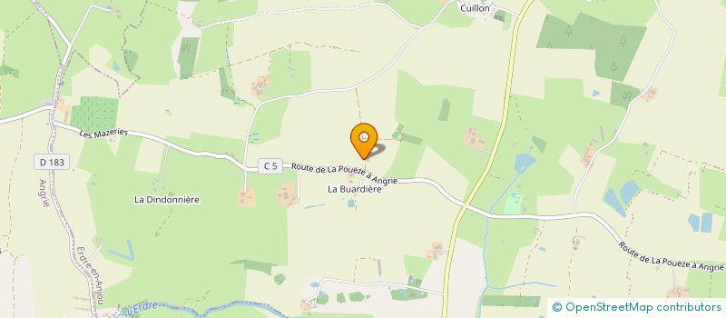 localisation de l'entreprise MONSIEUR OLIVIER ROBERT à ERDRE-EN-ANJOU