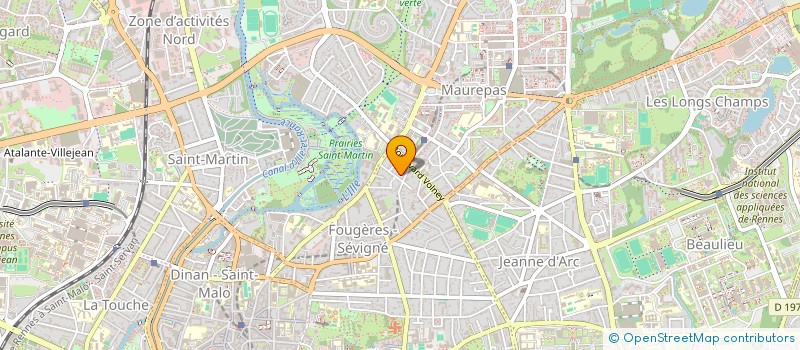 localisation de l'entreprise MONSIEUR OLIVIER ROBERT YVES GUILLOU  RENNES