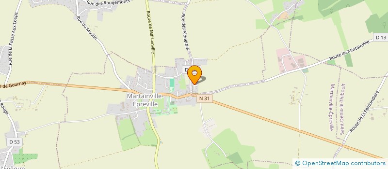 localisation de l'entreprise MONSIEUR OLIVIER ROBINEAU  GRAINVILLE-SUR-RY