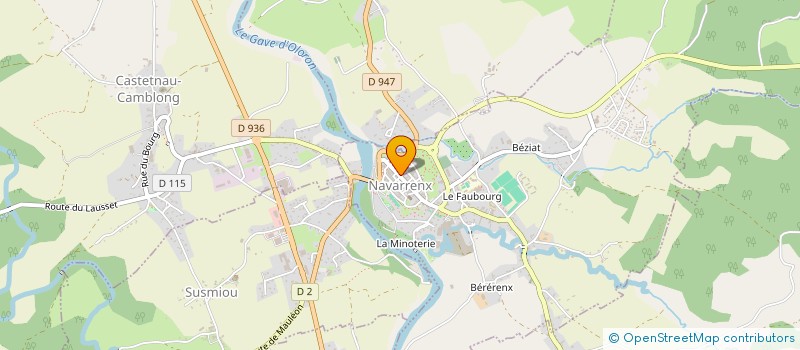 localisation de l'entreprise MONSIEUR OLIVIER ROBINET à NAVARRENX
