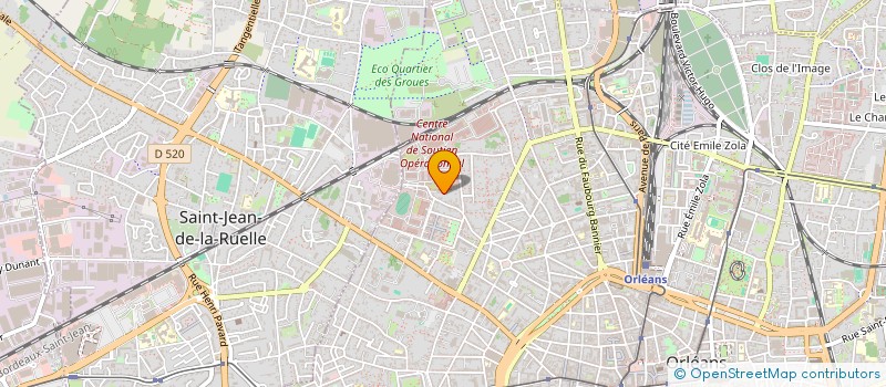 localisation de l'entreprise MONSIEUR OLIVIER ROBLAIN  ORLEANS