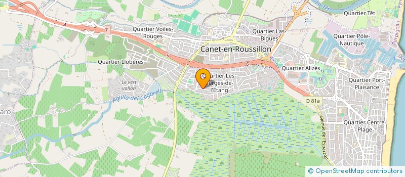localisation de l'entreprise MONSIEUR OLIVIER ROCARIES à CANET-EN-ROUSSILLON