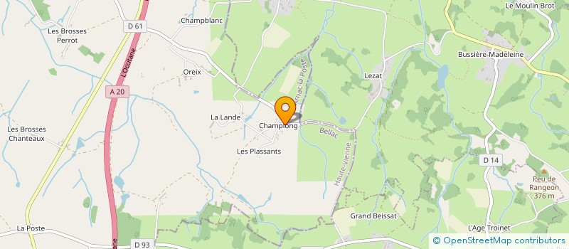 localisation de l'entreprise MONSIEUR OLIVIER ROCH à ARNAC-LA-POSTE