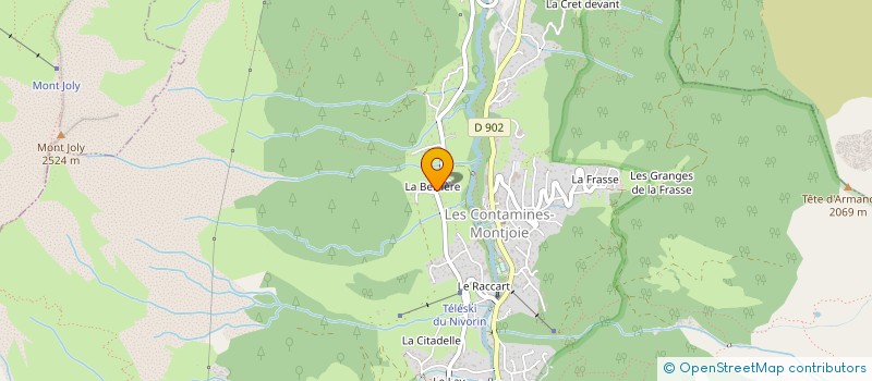 localisation de l'entreprise MONSIEUR OLIVIER ROCH-DUPLAND à LES CONTAMINES-MONTJOIE