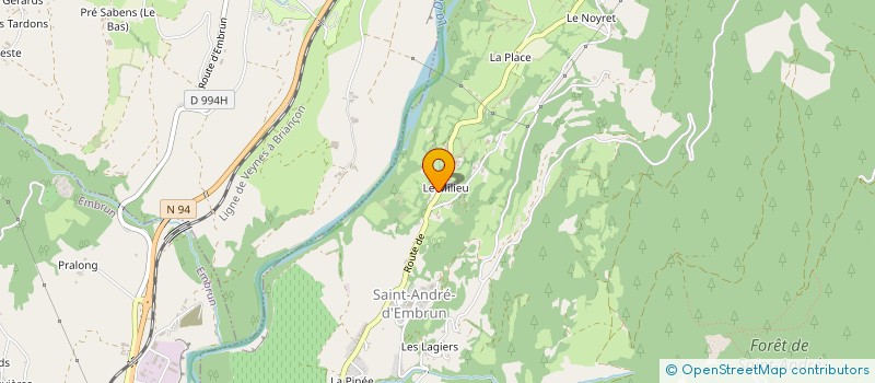 localisation de l'entreprise MONSIEUR OLIVIER ROCHE  SAINT-ANDRE-D EMBRUN