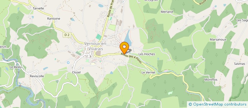 localisation de l'entreprise MONSIEUR OLIVIER ROCHE à VERNOUX-EN-VIVARAIS