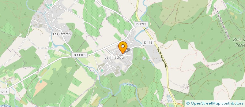 localisation de l'entreprise MONSIEUR OLIVIER ROCHE  LE TRIADOU