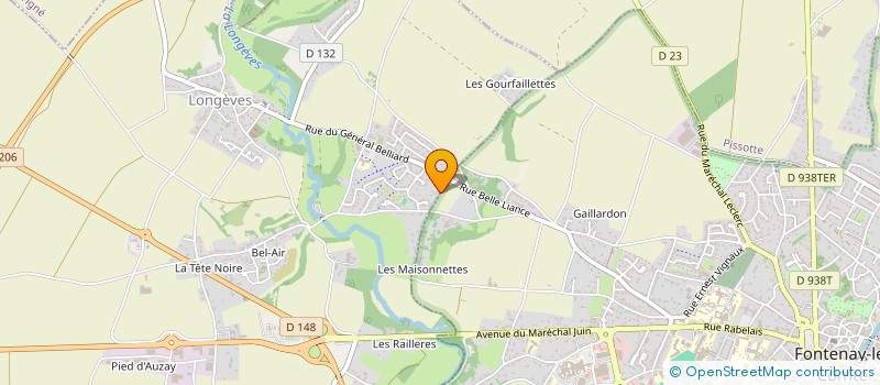 localisation de l'entreprise MONSIEUR OLIVIER ROCHER  LONGEVES