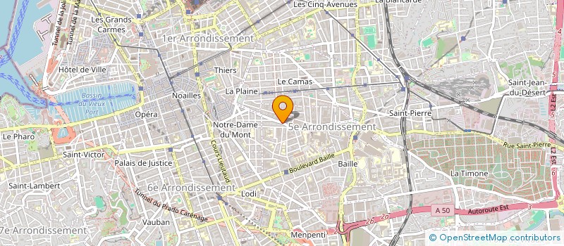 localisation de l'entreprise MONSIEUR OLIVIER ROCHEREAU à MARSEILLE