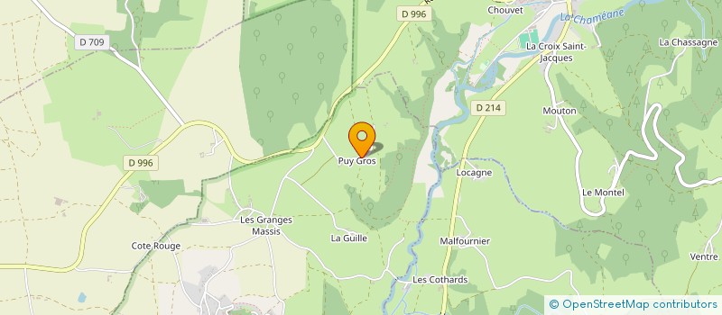 localisation de l'entreprise MONSIEUR OLIVIER RODILLAT  USSON