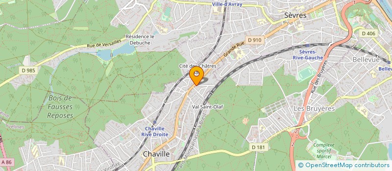 localisation de l'entreprise MONSIEUR OLIVIER RODRIGUEZ à CHAVILLE