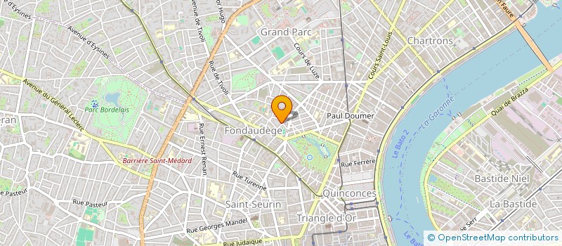 localisation de l'entreprise MONSIEUR OLIVIER ROLDES  BORDEAUX