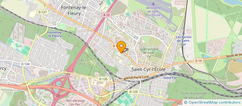 localisation de l'entreprise MONSIEUR OLIVIER ROLIN à SAINT-CYR-L'ECOLE