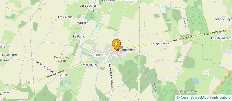 localisation de l'entreprise MONSIEUR OLIVIER ROLLET à BANEINS