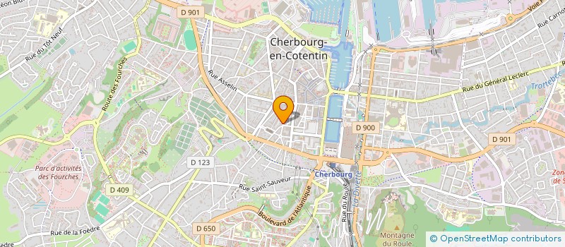 localisation de l'entreprise MONSIEUR OLIVIER ROMAIN  CHERBOURG-EN-COTENTIN