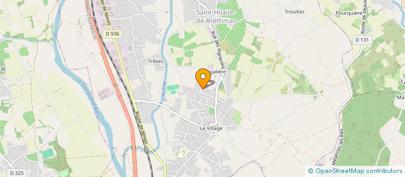 localisation de l'entreprise MONSIEUR OLIVIER ROMAN à SAINT-HILAIRE-DE-BRETHMAS