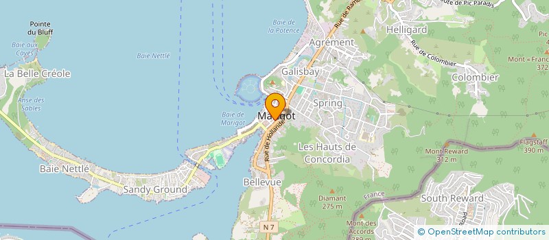 localisation de l'entreprise MONSIEUR OLIVIER ROMANET  SAINT MARTIN