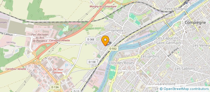 localisation de l'entreprise MONSIEUR OLIVIER ROMARY  VENETTE