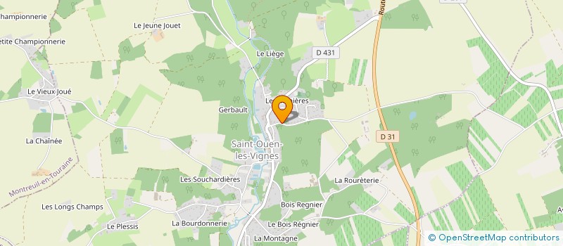 localisation de l'entreprise MONSIEUR OLIVIER ROPION  SAINT-OUEN-LES-VIGNES