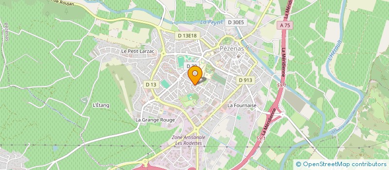 localisation de l'entreprise MONSIEUR OLIVIER ROQUE à PEZENAS