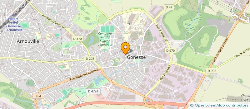 localisation de l'entreprise MONSIEUR OLIVIER ROSILLETTE à GONESSE