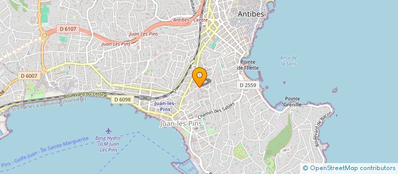 localisation de l'entreprise MONSIEUR OLIVIER ROSSO  ANTIBES