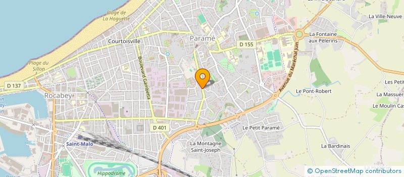 localisation de l'entreprise MONSIEUR OLIVIER ROSSO  SAINT-MALO