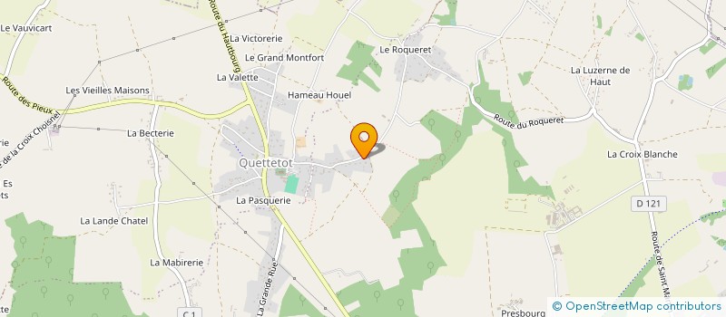 localisation de l'entreprise MONSIEUR OLIVIER ROTROU  BRICQUEBEC-EN-COTENTIN