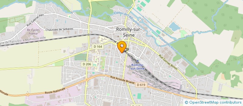 localisation de l'entreprise MONSIEUR OLIVIER ROTSAERT  ROMILLY-SUR-SEINE