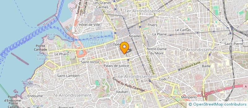 localisation de l'entreprise MONSIEUR OLIVIER ROUBAUD  MARSEILLE