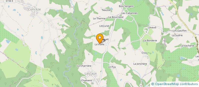 localisation de l'entreprise MONSIEUR OLIVIER ROUBERTIE à SAINT-AULAIRE