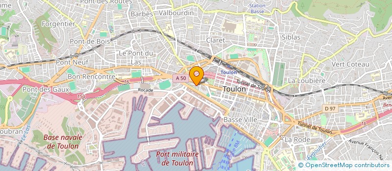 localisation de l'entreprise MONSIEUR OLIVIER ROUBINI  TOULON