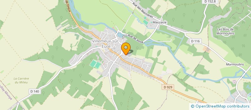localisation de l'entreprise MONSIEUR OLIVIER ROUGERON à VILLEMEUX-SUR-EURE