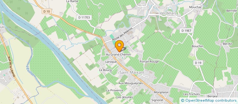 localisation de l'entreprise MONSIEUR OLIVIER ROUGIE  SAINT-MAIXANT