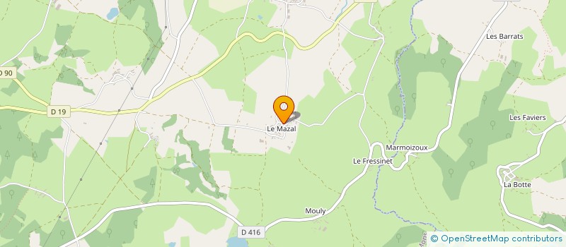 localisation de l'entreprise MONSIEUR OLIVIER ROUGIER  SAINT-GEORGES-DE-MONS