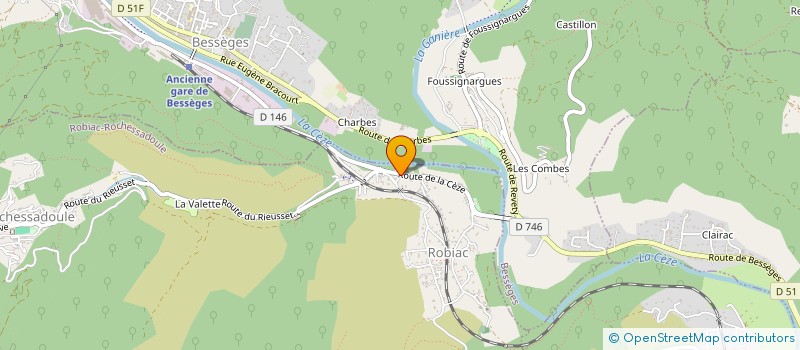 localisation de l'entreprise MONSIEUR OLIVIER ROURE  BORDEZAC